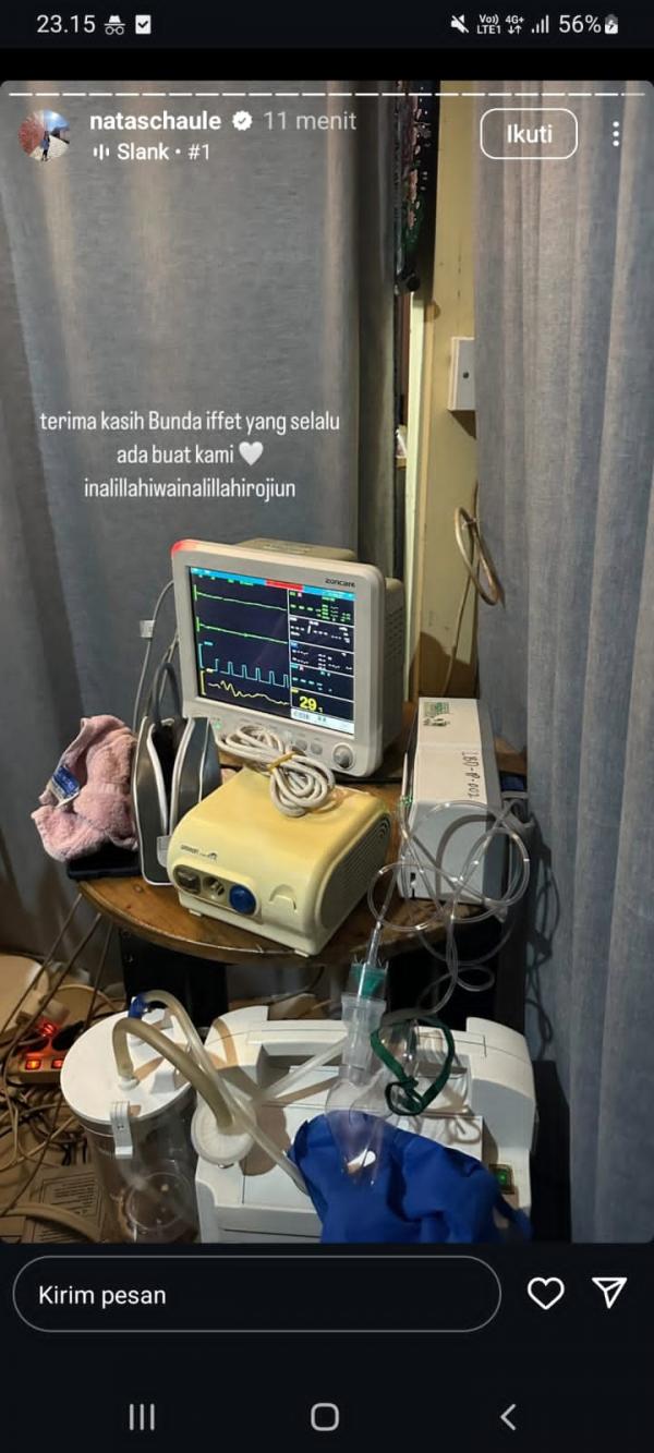 Bunda Iffet meninggal Kabar duka, Bunda Iffet meninggal dunia. (Foto: Instagram)