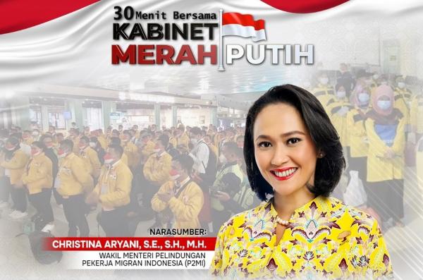 Saksikan 30 Menit Bersama Kabinet Merah Putih: Srikandi Kabinet Prabowo Pembela TKI