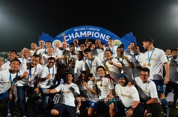 Persib Bandung juara Liga 1 2023-2024. (Foto: PT LIB)