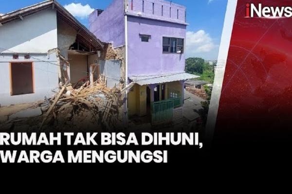 Fenomena Tanah Bergerak di Brebes, Ratusan Rumah Warga Rusak