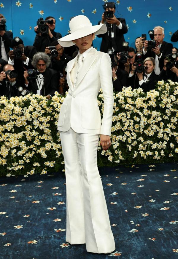 Zendaya Zendaya di Met Gala 2025. (Foto: X)