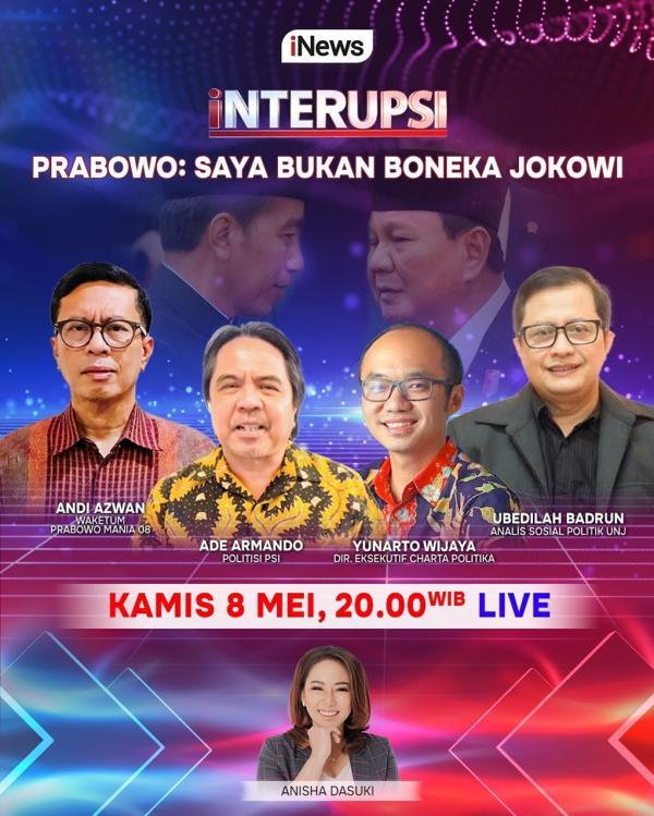Interupsi Malam IniInterupsi Malam Ini: Prabowo: Saya Bukan Boneka Jowi