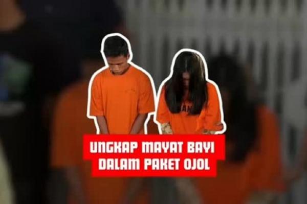 Polisi Tangkap Pengirim Mayat Bayi Lewat Ojol di Medan, Ternyata Kakak Adik Hasil Inses