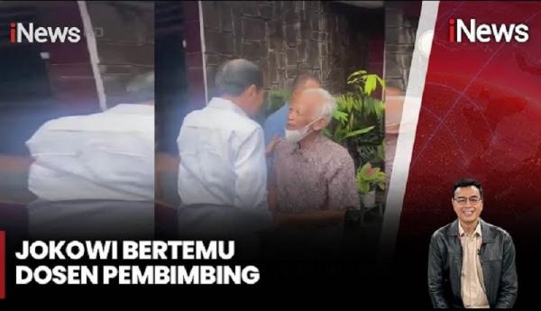 Momen Jokowi Kunjungi Rumah Dosen Pembimbing saat Kuliah di UGM