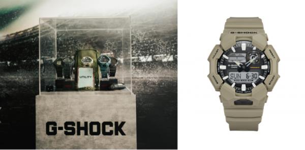 CASIO G-SHOCK Koleksi Jam Utility (kiri) dan seri GA-010-5A (kanan). (Foto: dok CASIO)