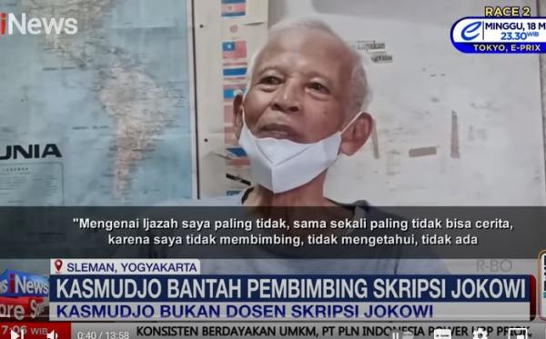 Kasmudjo Ngaku Belum Pernah Lihat Ijazah Jokowi