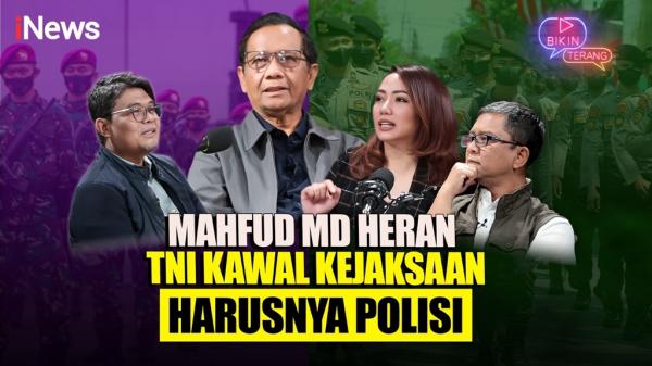 Kacau! Mahfud MD Bocorkan Hubungan Kepolisian dan Kejaksaan Sudah Lama Tak Harmonis