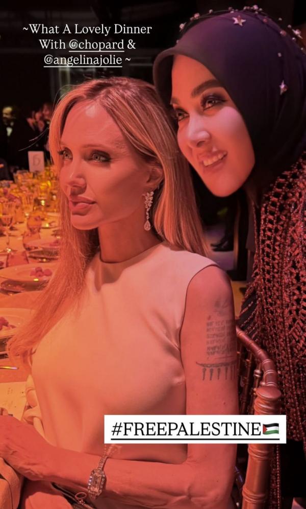 Syahrini dan Angelina Jolie Instagram)