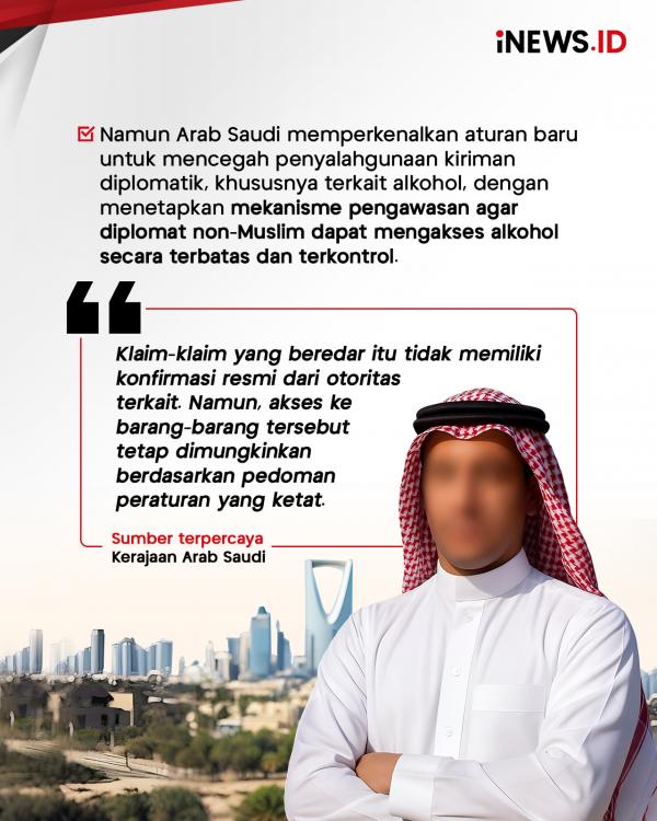 Arab Saudi Bantah Izinkan Alkohol Dijual Arab Saudi Bantah Izinkan Alkohol Dijual Bebas Tahun Depan!