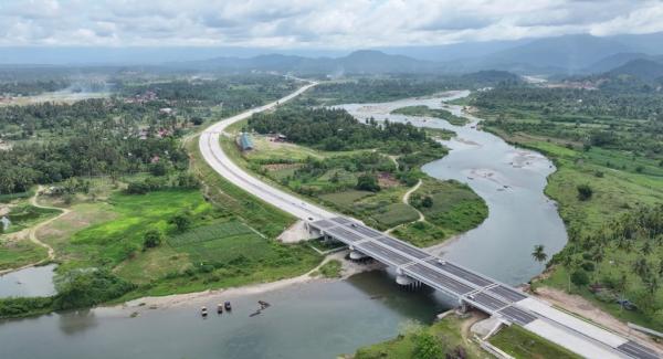 Jalan Tol Padang-Sicincin. (Foto: Dok. Hutama Karya)