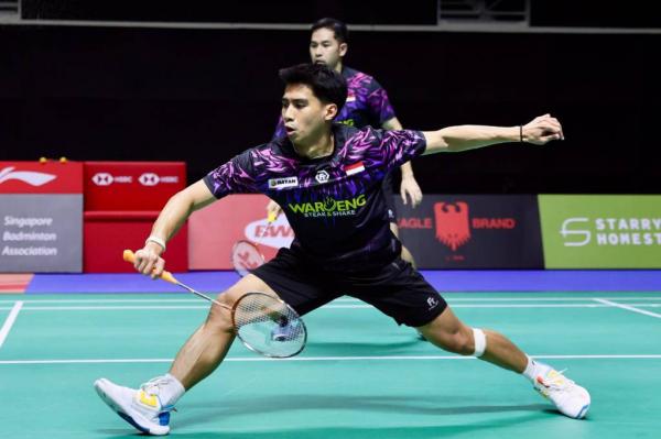 Sabar/Reza Gebrak Singapore Open 2025! Ganda Jepang Jadi Korban!
