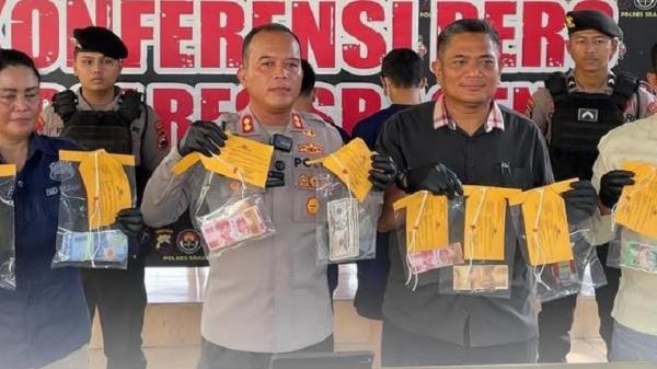 Edarkan Uang Palsu, 3 Orang Ditangkap di Sragen