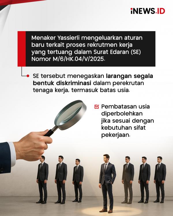 Pemerintah Larang Syarat Batas Usia di Lowongan Kerja