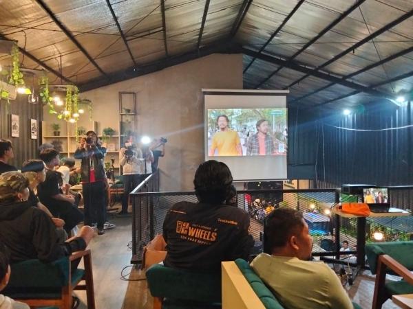 Nobar PP X Acara nobar Preman Pensiun X. (Foto: Agus Warsudi)