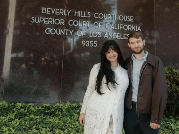 Stephanie Poetri dan Asher Stephanie Poetri dan suaminya. (Foto: Instagram)