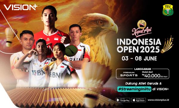 Jadwal Lengkap dan Link Live Streaming Indonesia Open 2025, Mulai Hari Ini!