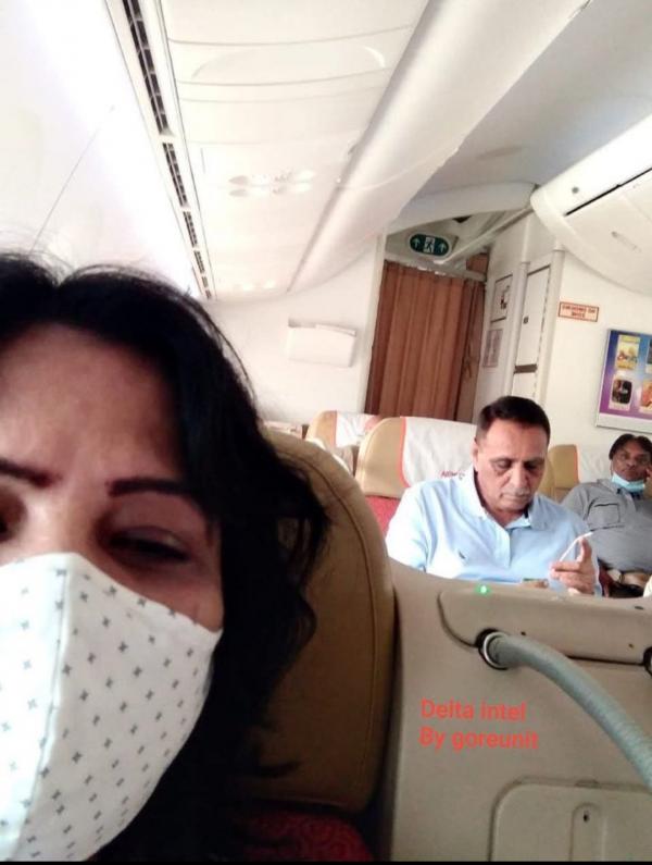 Foto Vijay Rutani terakhir terlihat sebelum pesawat Air India jatuh dan meledak. (Foto: X)