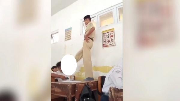Viral Guru SMP Negeri di Demak Tendang Siswa, Dipicu Suara Siulan Misterius