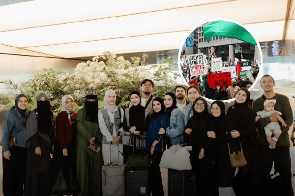 10 WNI ikut aksi Global March to Gaza, salah satunya Zaskia Adya Mecca. (Foto: Instagram)