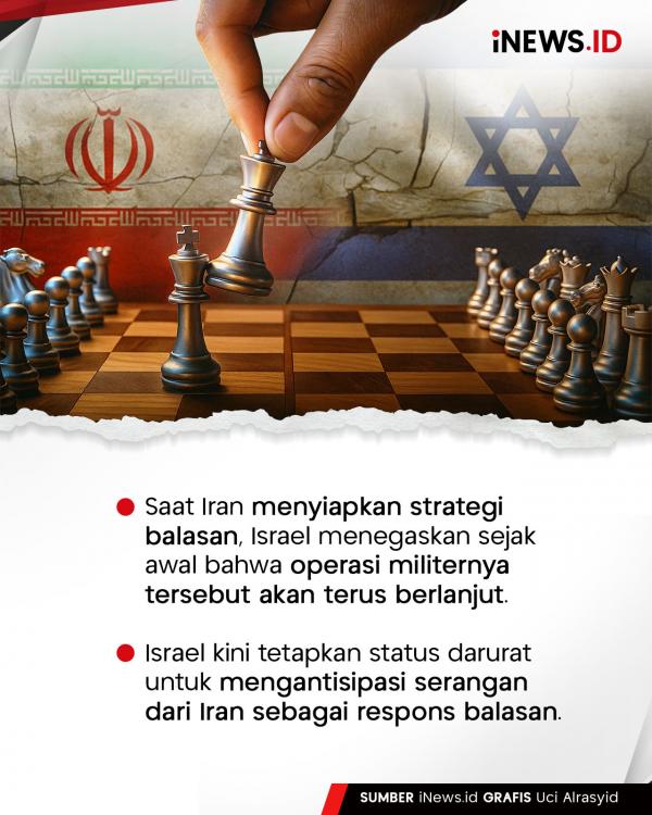 Kian Memanas! Israel Kembali Serang Iran, Pabrik Nuklir jadi Sasaran