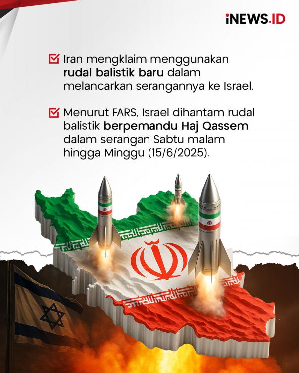 Haj Qassem, Rudal Balistik Baru Iran yang Hancurkan Israel!