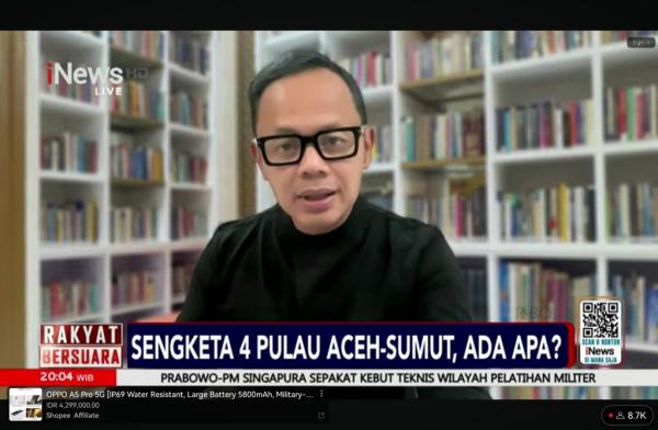 Bima Arya Ungkap Dokumen Batas Wilayah 4 Pulau Aceh-Sumut Baru Ditemukan di Gudang