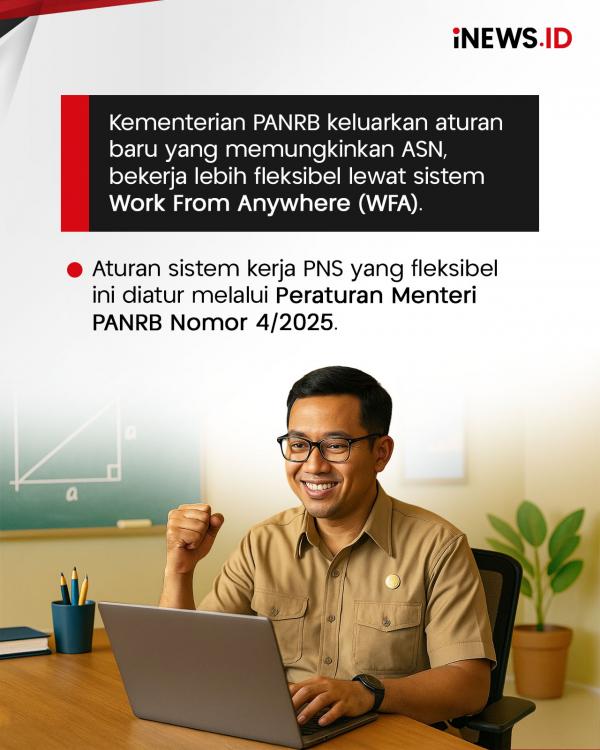 Aturan Baru, PNS Bisa WFA hingga Tak Ada Aturan Baru, PNS Bisa WFA hingga Tak Ada Jam Kerja