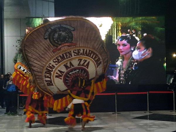 Heboh! Pertujukan Reog Ponorogo Ramaikan Ngunduh Mantu Al Ghazali-Alyssa Daguise