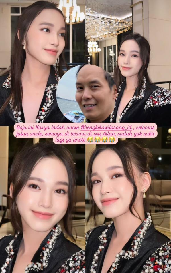 Artis Sherry berduka cita, Hengki Kawilarang meninggal dunia hari ini, Jumat (20/6/2025). (Foto: Instagram)