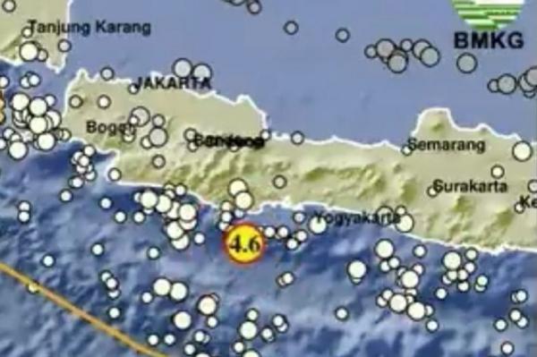 Gempa Terkini Magnitudo 4,6 Guncang Pangandaran