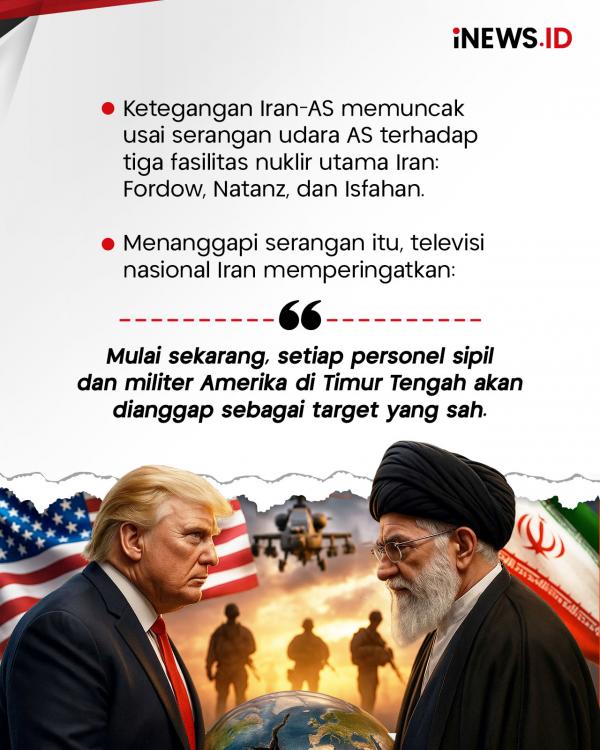 Peringatan Keras Iran: Setiap Warga Amerika Kini 2 Peringatan Keras Iran: Setiap Warga Amerika Kini Jadi Target!