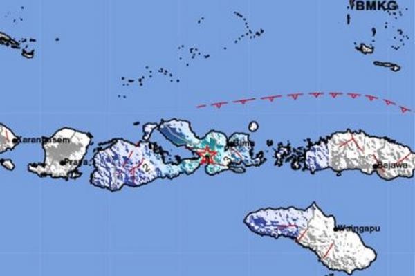 Gempa Terkini Magnitudo 4,8 Guncang Dompu NTB