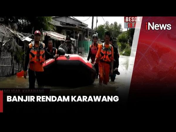 Banjir Karawang Capai 2 Meter, 1.493 Warga Karangligar Terdampak dan Dievakuasi