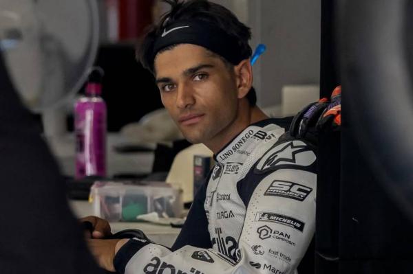 Pembalap Aprilia Racing Jorge Martin Pembalap Aprilia Racing Jorge Martin kembali berlatih di Sirkuit Catalunya, Spanyol, pekan lalu. (Foto: IG @89jorgemartin)