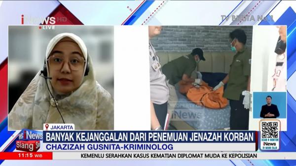 Kriminolog Chazizah Gusnita. (Foto: vozpublica)