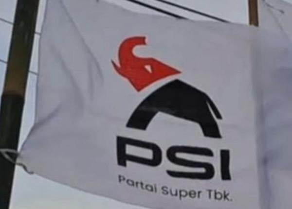 Beredar Bendera Gajah Kepala Merah dengan Tulisan PSI di Solo, Logo Baru?