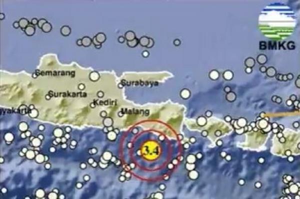 Gempa Terkini Magnitudo 3,4 Guncang Jember Jatim