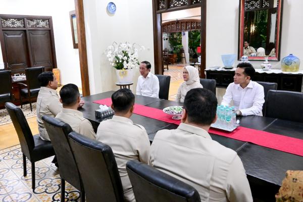 Pertemuan Prabowo dan Jokowi di Solo, Minggu (20/7/2025). (Foto: Sekretariat Presiden)