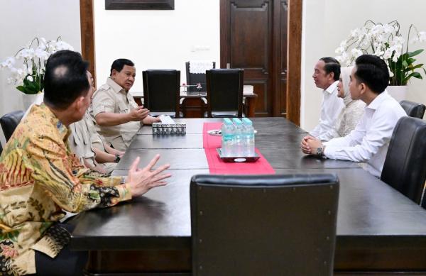Prabowo sowan ke kediaman Jokowi, Minggu (20/7/2025). (Foto: Sekretariat Presiden)
