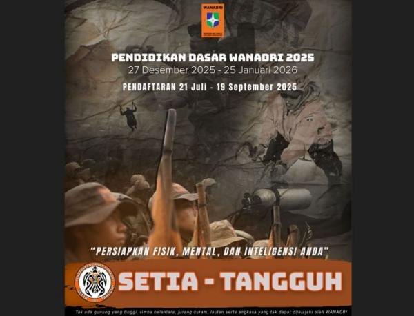 Wanadri Rekrut Kader PDW 2025, Ini Jadwal dan Tahap Seleksi Lengkap