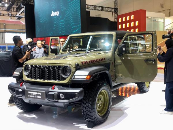 Jeep Wrangler Limited Edition tampil di GIIAS 2025. (Foto: Muhammad Sukardi)