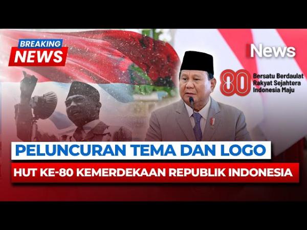 Logo HUT ke-80 RI Diluncurkan: Bersatu, Berdaulat, Rakyat Sejahtera, Indonesia Maju