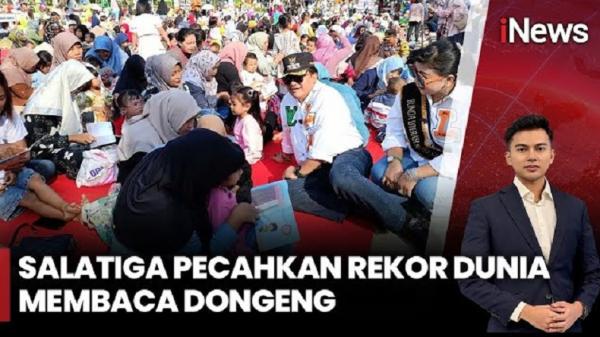 Salatiga Raih Rekor Dunia, Ribuan Ibu Serempak Bacakan Dongeng untuk Anak 