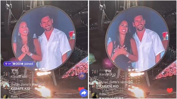 Viral Lionel Messi dan Antonela Roccuzzo Terciduk Mesra di Konser Coldplay, Netizen: Untung Istri Sah!