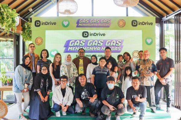 Pemenang Kampanye inDrive Seluruh pemenang hadiah kampanye Gas Gas Gas, Menangnya Ngegas dari inDrive. (Foto: Istimewa)