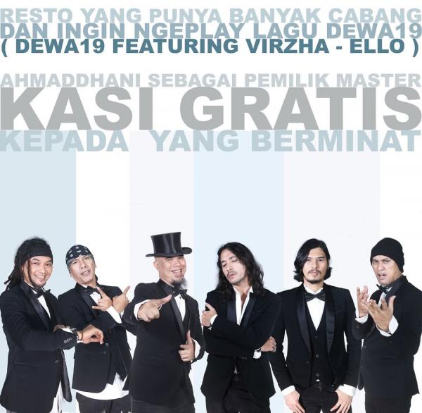 Pernyataan Ahmad Dhani soal lagu Dewa 19 gratis diputar di kafe dan restoran. (Foto: Instagram)