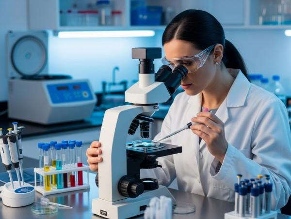 Ilustrasi Tes DNA. (Foto: Ilustrasi AI)