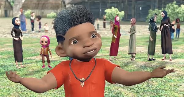 Salah satu scene film Salah satu scene film animasi Merah Putih: One For All. (Foto: X)