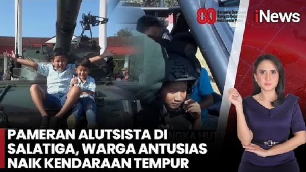 Beragam Persenjataan Modern dan Kendaraan Tempur Andalan TNI Dipamerkan di Salatiga