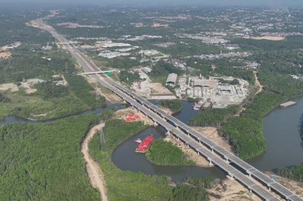 Jalan Tol IKN Seksi 3A Rampung, Terintegrasi Tol Balikpapan-Samarinda